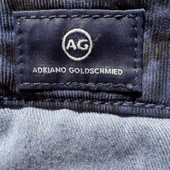 AG Jeans Caden Blue Patterned Tailored Trouser Pant Size 26 NWT - Picture 6 of 7
